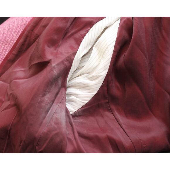 J Crew Womens Pink Regent Blazer in Donegal Wool Blend Tweed Size 14 Jacket - Picture 7 of 8